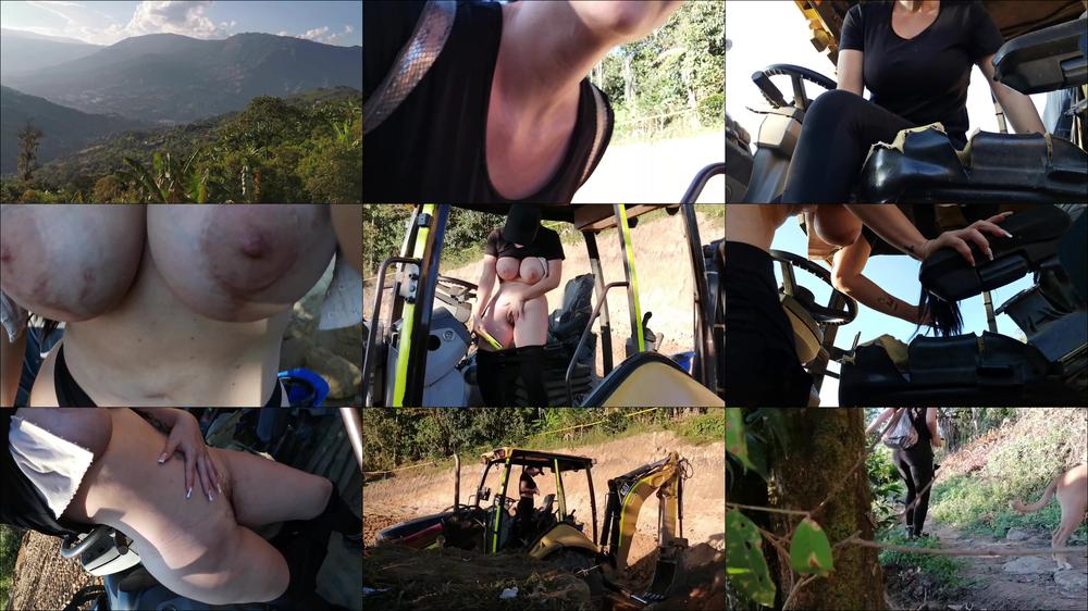I masturbate outdoors in a Excavator - May 04, 2021