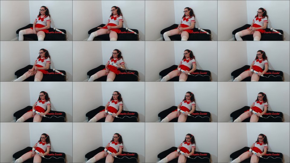 Stephie Scarlet Camshow Highlight Hitachbuttplug Vibe