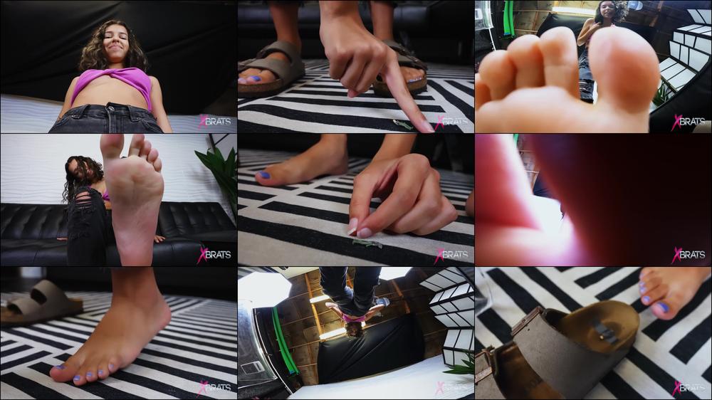 Bratty Foot Girls - Aria Nicole - Shrunken Under Lil Step-Sis - Hd 1080P Mp4