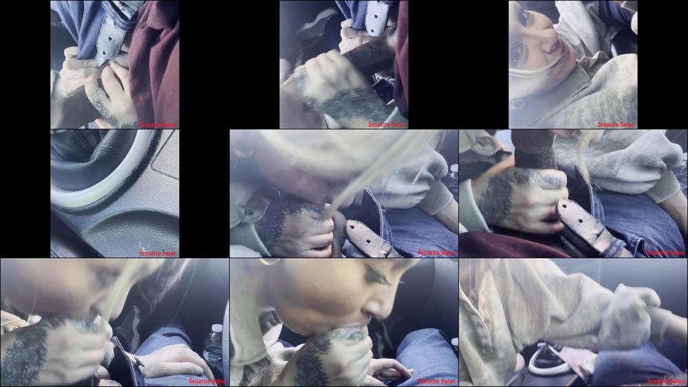 Senorita Satan Bbc Car Blowjob