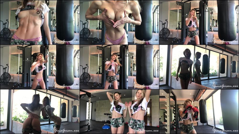Sexy boxing session