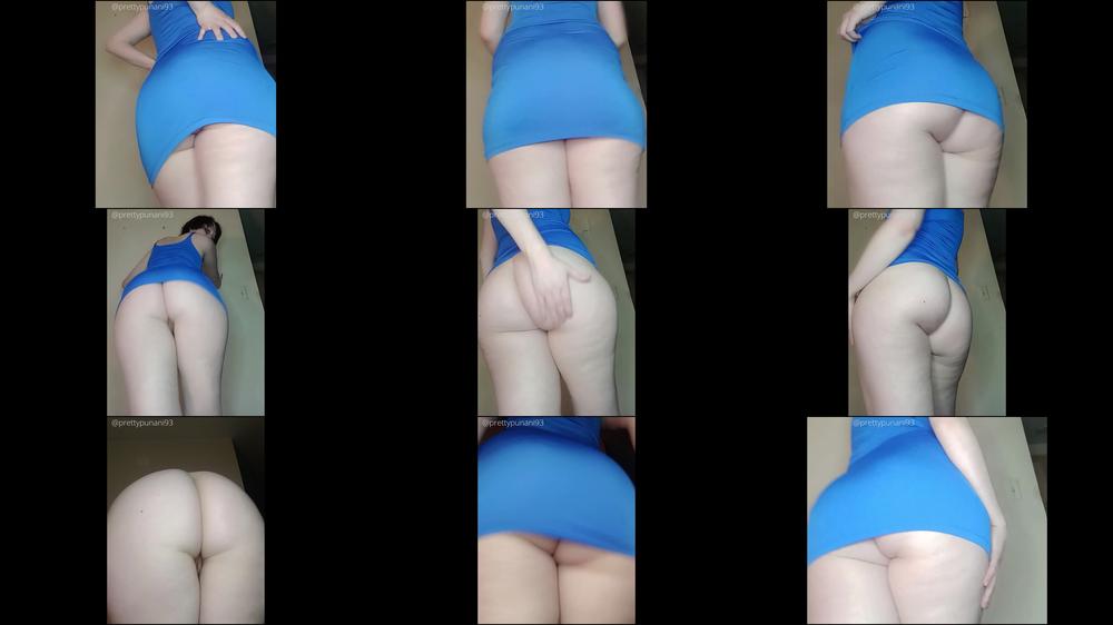 Close Up Upskirt Teasing with No Panties