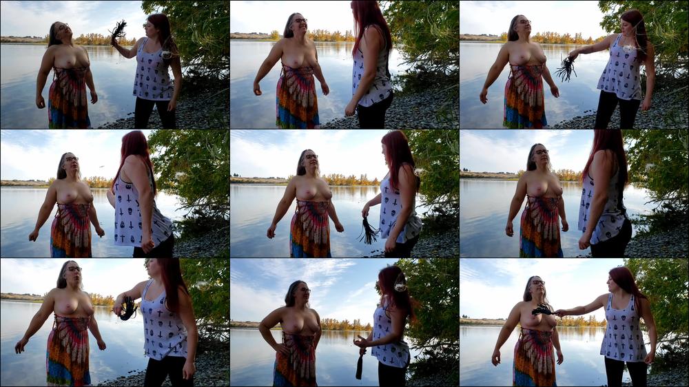 Beach Breast Flogging
