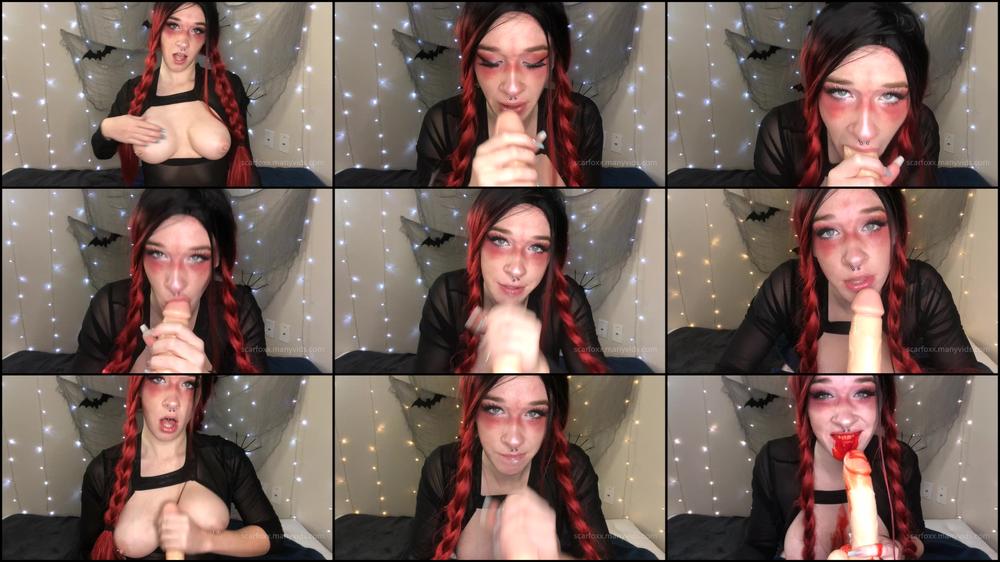Vampire slut drains your cock