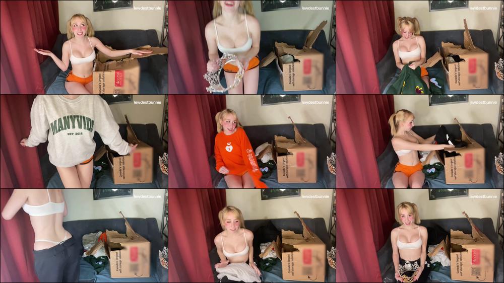 Lewdestbunnie - Mv Awards 2022 Prizes Unboxingtry-On - Manyv