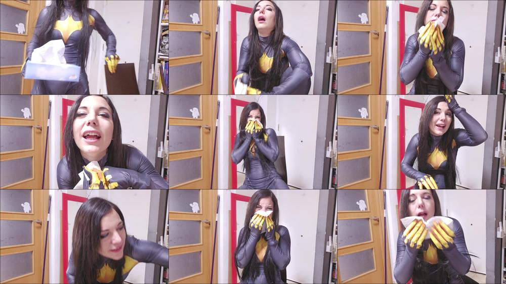 Blowing Nose Batgirl Honks Loud