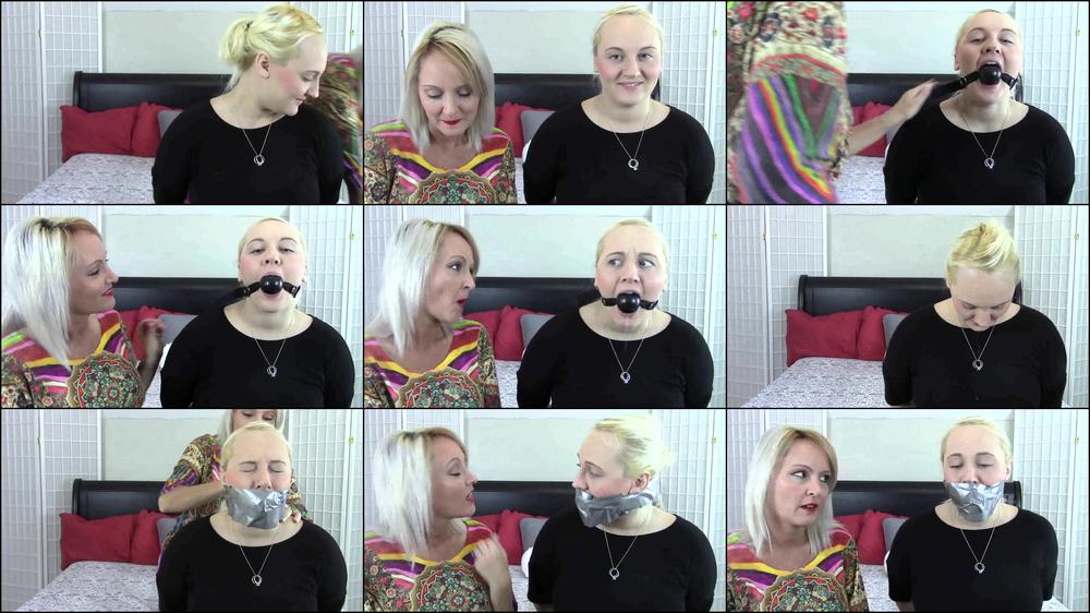 Buddahsplayground Ball Gag Duct Tape And 2 Blondes