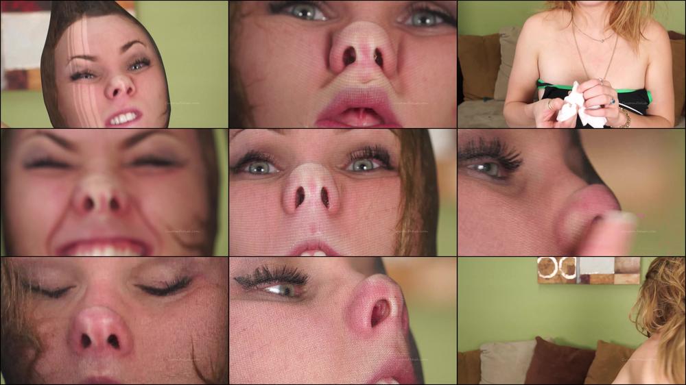 Amber's Pantyhose Nose Show 03