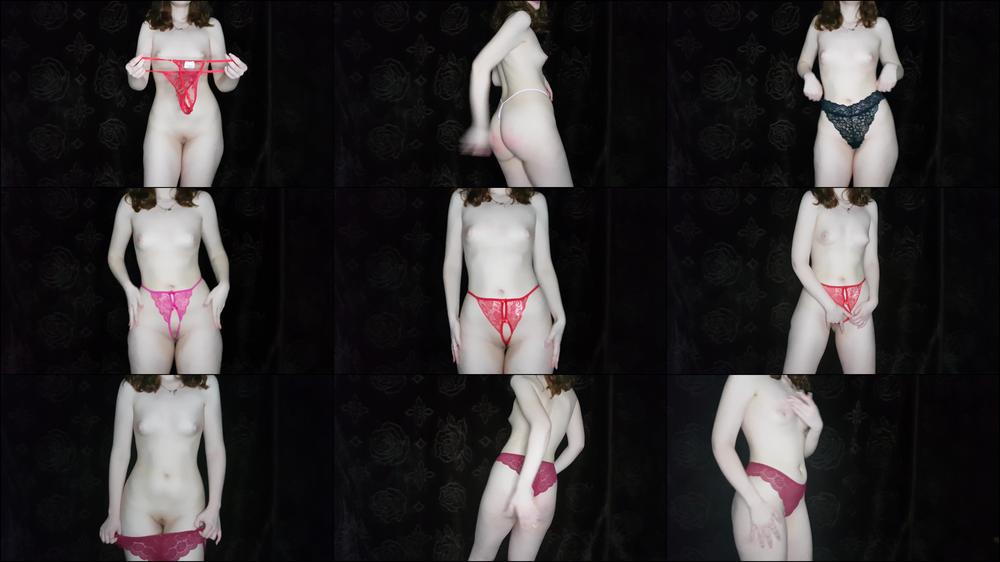 JOI Cum countdown game - panties try on - March 03, 2022