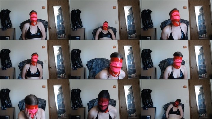 Harleyheartstop Tape Bondage Full Head Breath Play