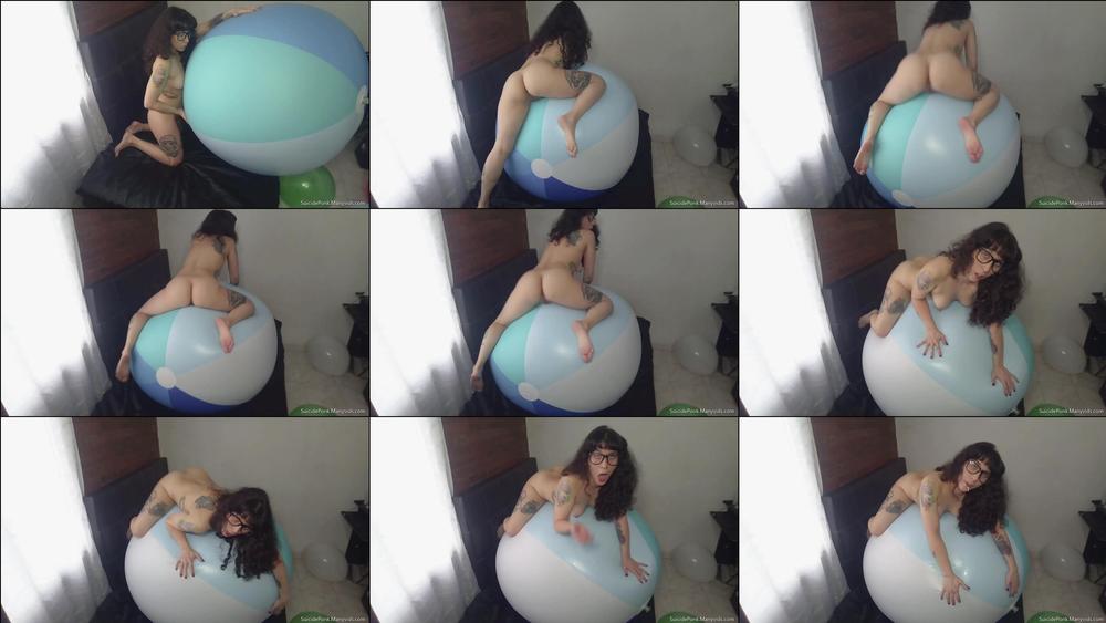 NERDY GIRL TRIES A VERY BIG BEACHBALL - November 13, 2024