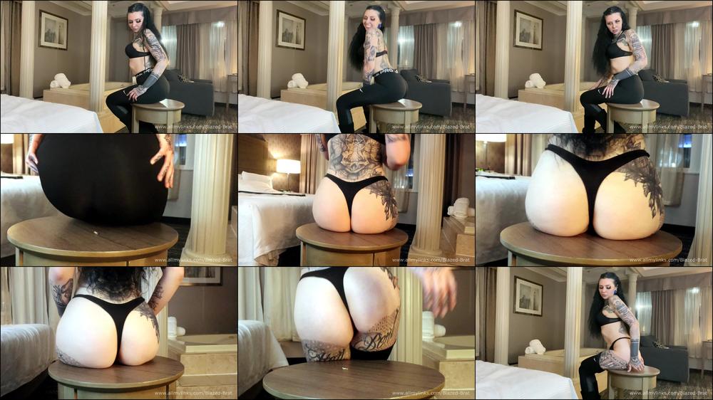 Small Shrunken Loser Ass Slave Sat On