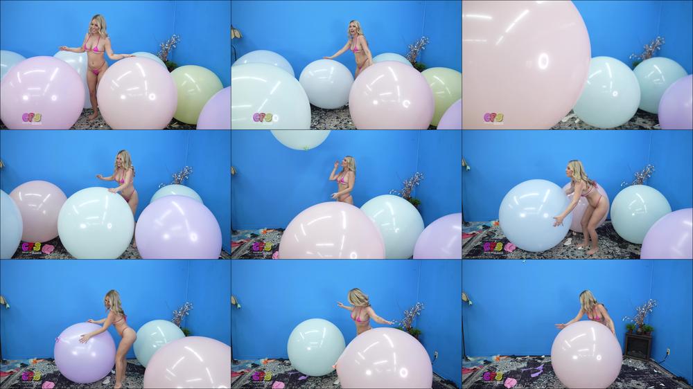 Bunny's 36-in Pastel Balloon Popping
