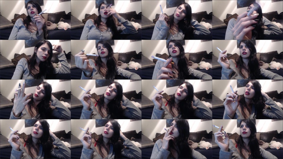 Princesscica Red Lips And Smoke