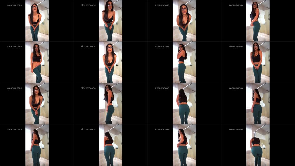 Sloansmoans P–Ing In My Yoga Pants