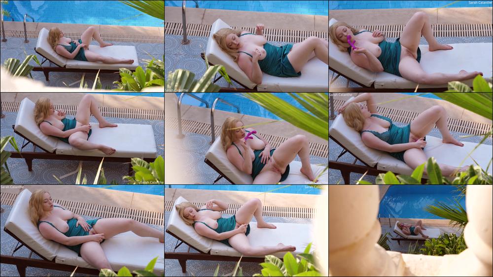 Garden voyeur - spying on me while I cum