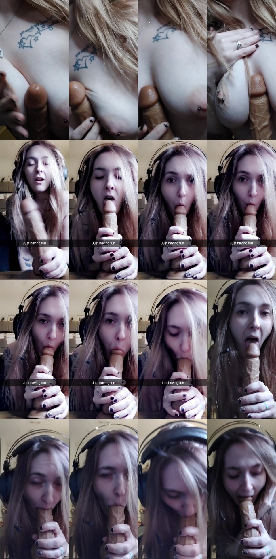 Luluayana Sucking Cock And Gagging