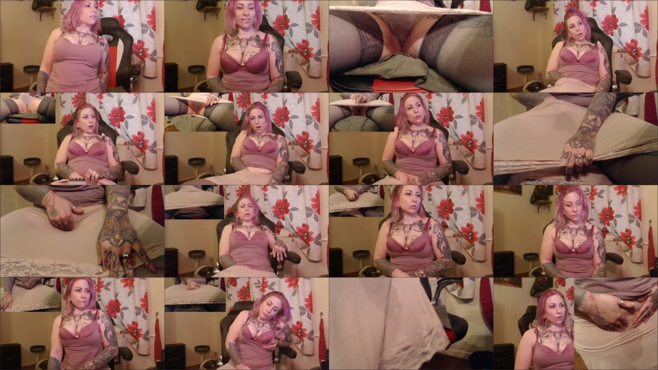 Tattooedmilfymama Squirting In My Skirt N Panties