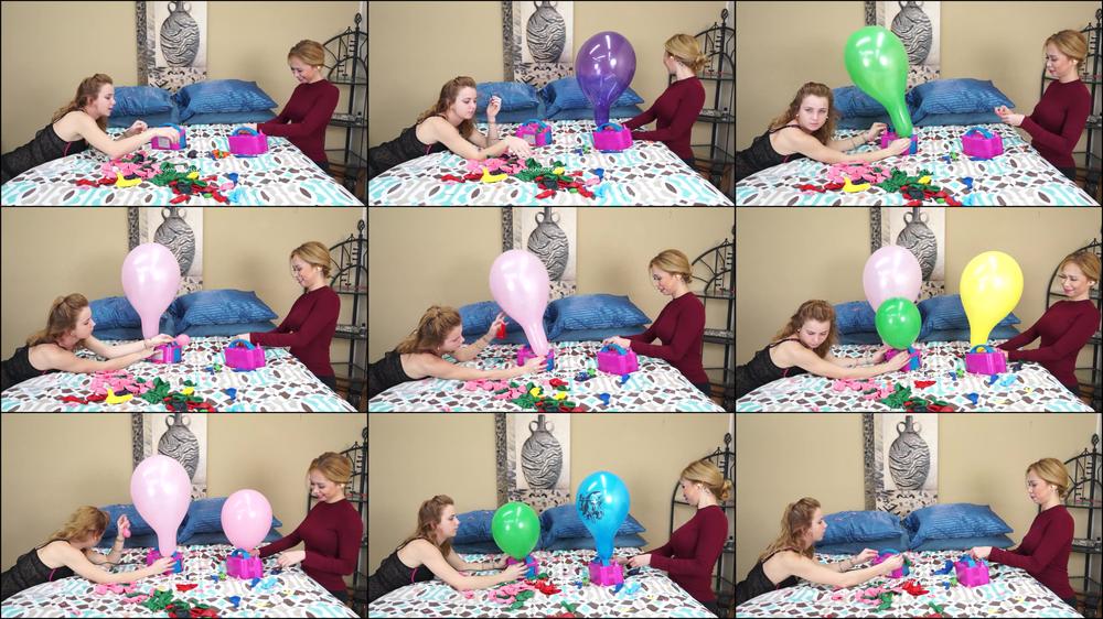 Amber n Kendra Machine Pop 12" Balloons