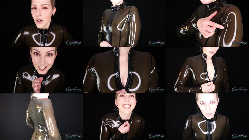 Gypsypage Asmr An Attempt In The Latex Catsuit