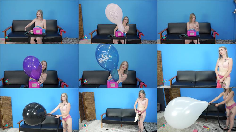 Lexi C Pump Pops Multiple Balloons