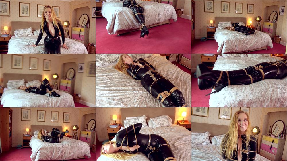 Ariel Anderssen Catsuited And Pantyhose Bound