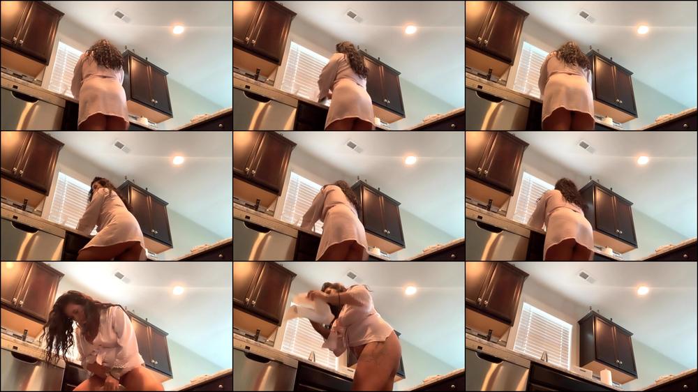 Pee Desperation While Doing Dishes