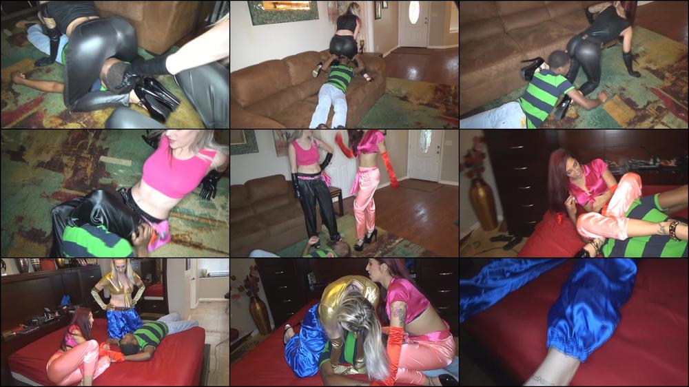 STEP-MOMMY KNOWS BEST - Two Face Sitting Vixens Demolish The Spy_Hd