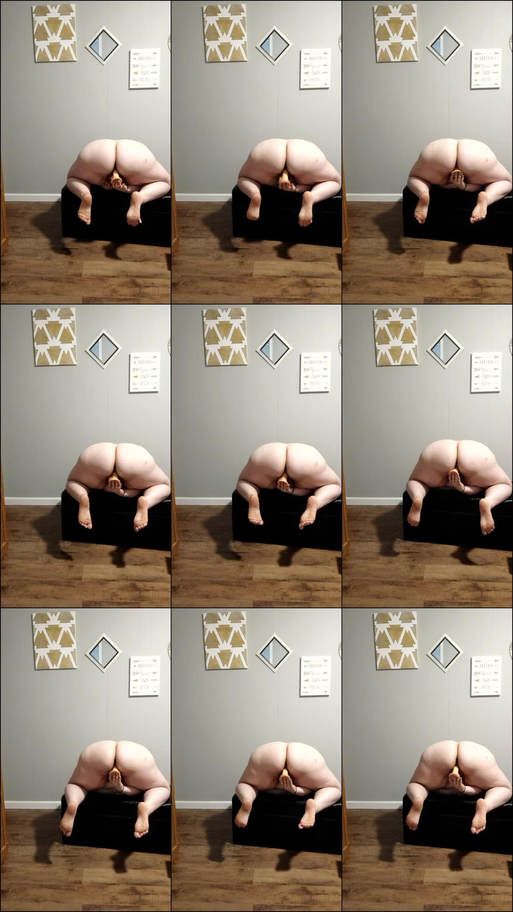 Fucking myself with a dildo