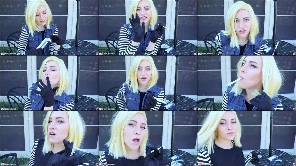 Android18's Seductive Smoking