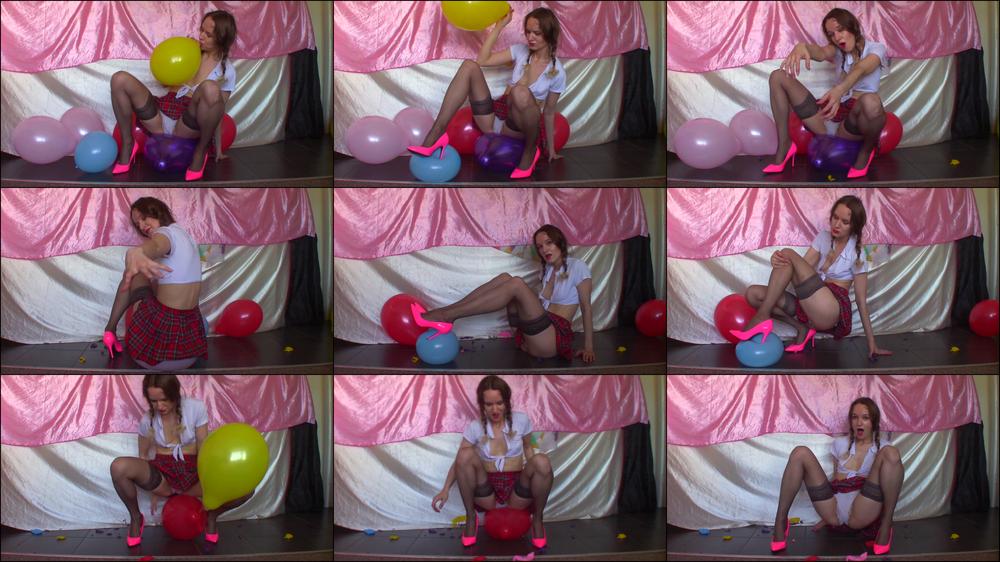 Ass, Nails, Pink Heel Balloon POP