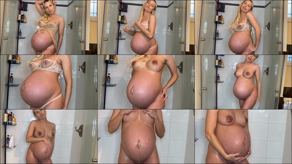 40 Weeks Pregnant Belly Worship JOI - April 26, 2020