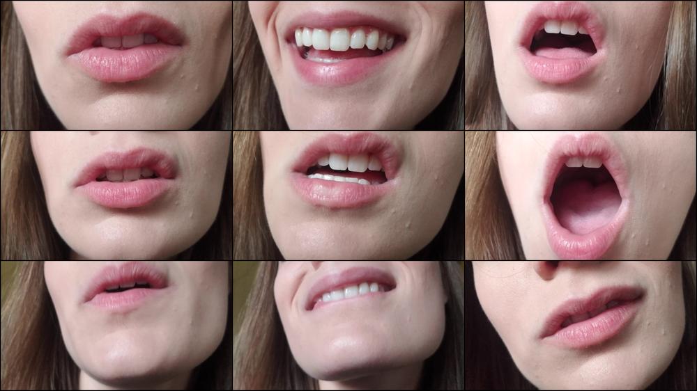 HD Close-Up Mouth Cum