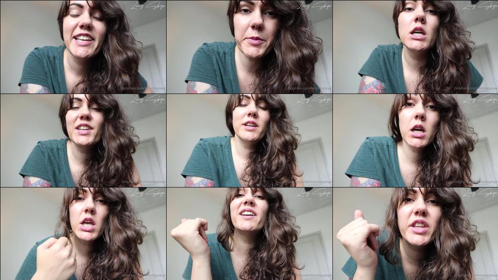 misslucyskye 02 09 2020 796912135 are you a little cumslut this is a humiliating video