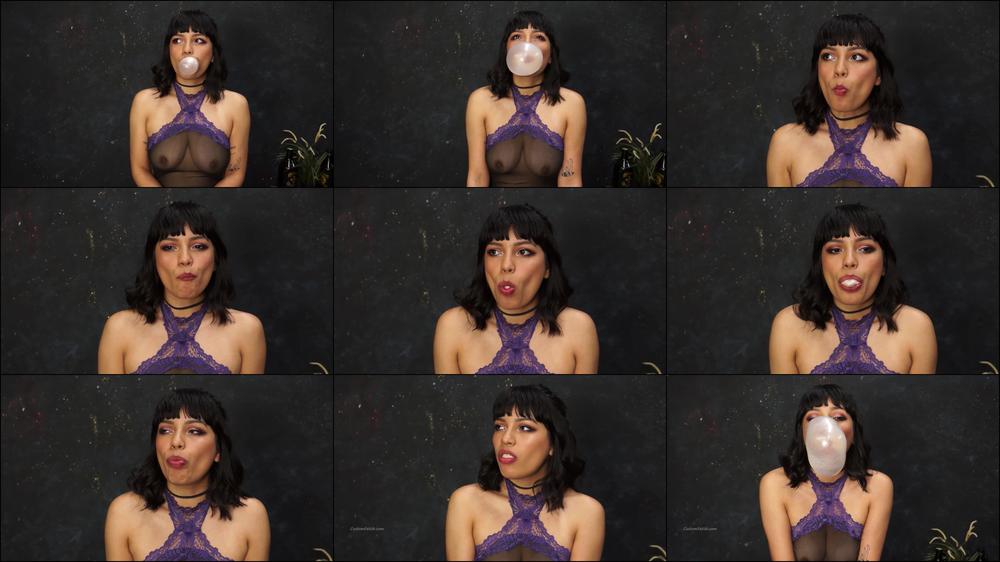 Valerie's First Bubblegum Bubble Blowing