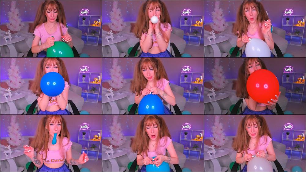 I just blow balloons to have fun later - Dec 17, 2021
