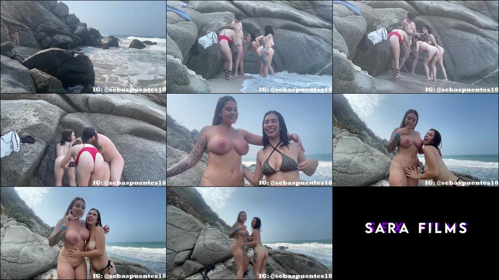 A Spy Discovers Us Fucking In Beach