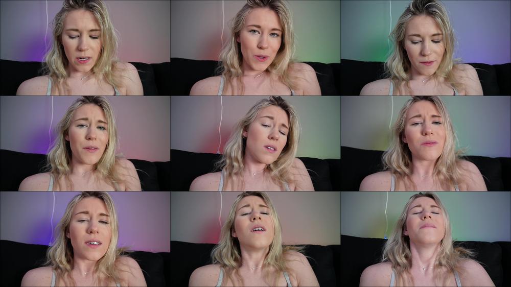 Horny Blonde Tells You What She Would Do If You Were There