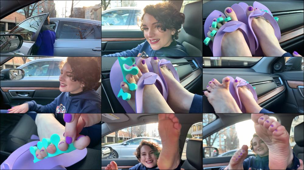 FEET ON THE DASH:Haylee's New Pedi - Apr 14, 2020