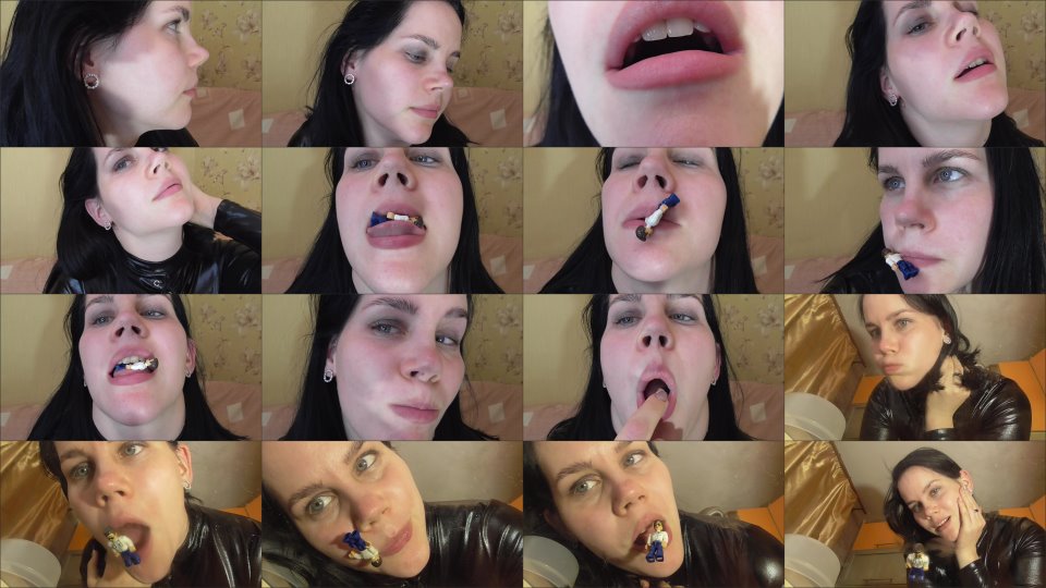 Annamanyvids Giant Latex Woman Dominates