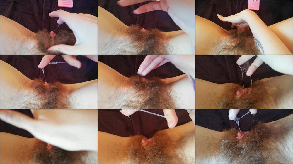 Cuteblonde666 Big Clit Hairy Pussy Grool Play