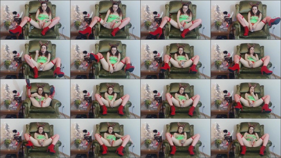 Lilredvelvet Rudolph Takes 9 Dildo