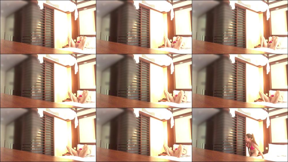 CAUGHT By the Cleaner-Hotel Room Wanking