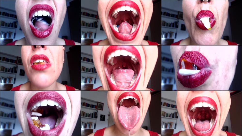 Emprexkala Swallowing Gummibears With My Big Mouth