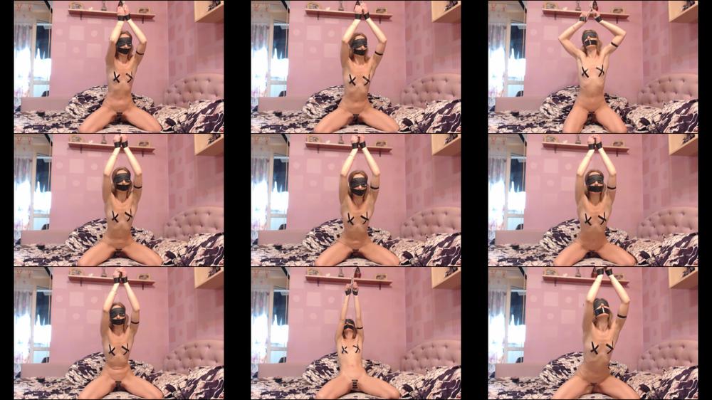 Kinkyporncpl Bondage Tape Blindfold Fetish