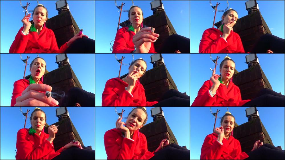 Roof HUMAN ASHTRAY Smoking Humiliation