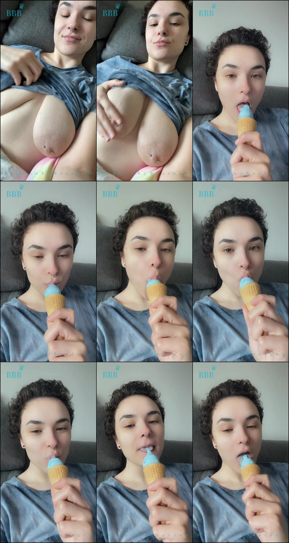 Boob and Ice Cream fun