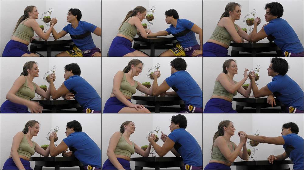Sablique vs Jaden: Armwrestling