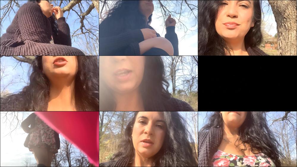 Giantess ravages village