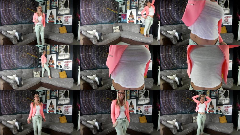 Realtor Belly Button Tease